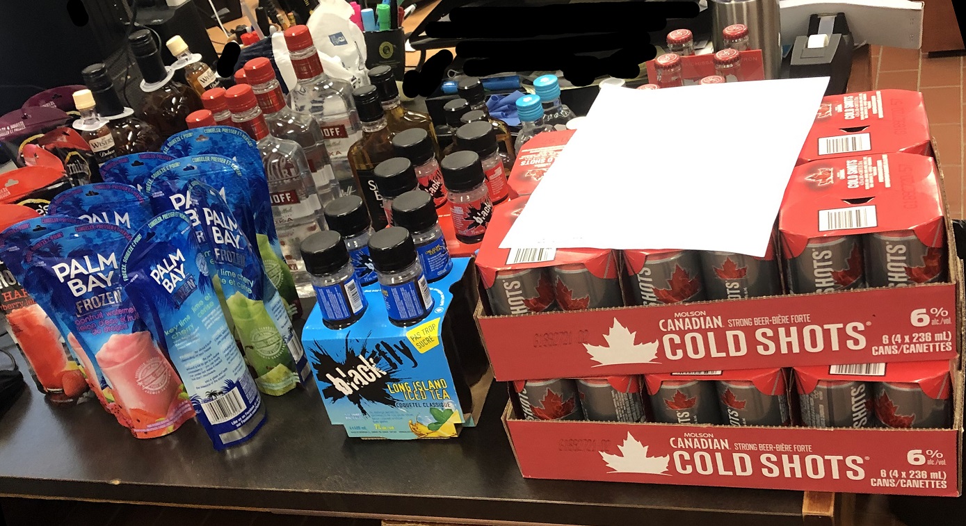 Black market liquor sellers charged Black market liquor sellers charged