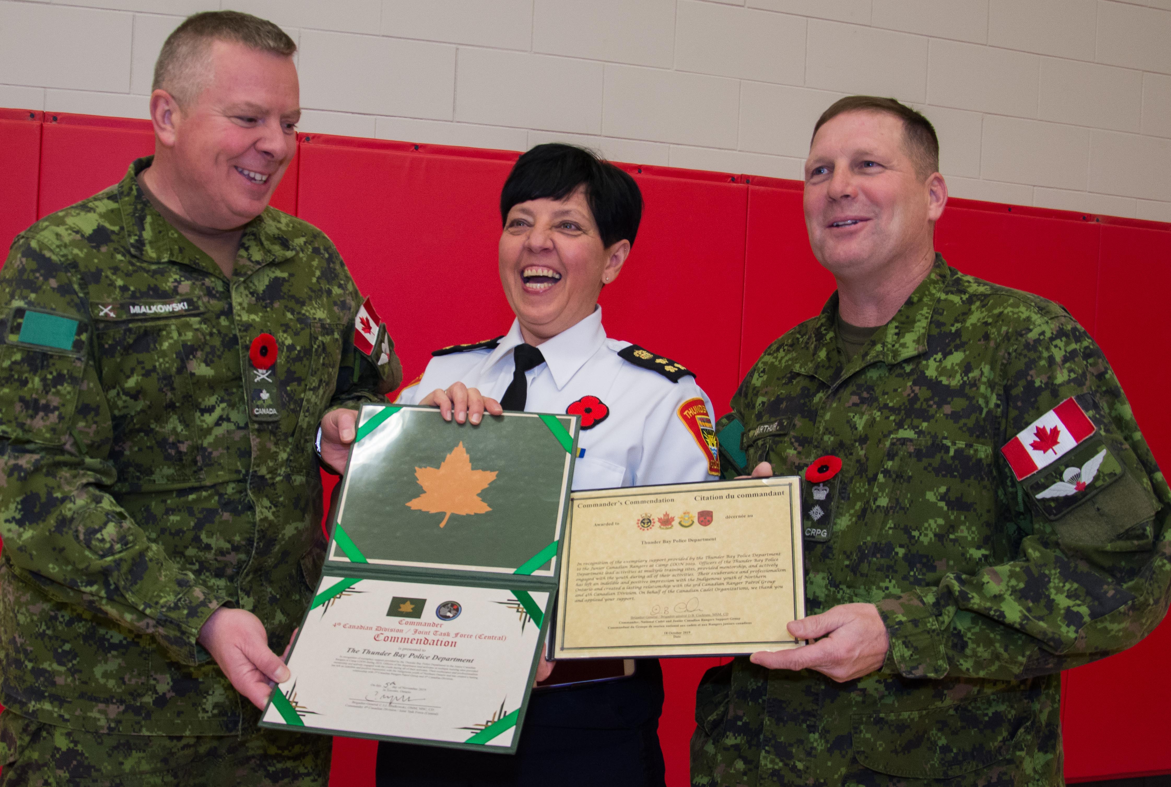 TBPS Camp Loon efforts honoured at special ceremony TBPS Camp Loon efforts honoured at special ceremony
