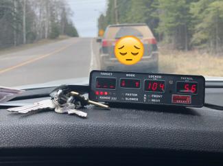 Motorist doubles speed limit, charged with stunt driving Motorist doubles speed limit, charged with stunt driving