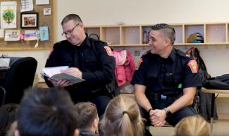 SROs read 'Can I Play Too' SROs read 'Can I Play Too'