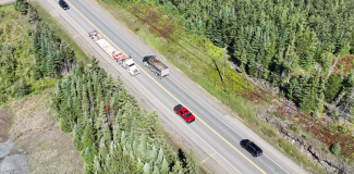 media handout - traffic unit drone image